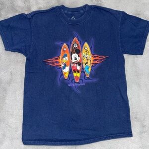 🏄‍♂️Kids Disney World Blue Graphic T-Shirt